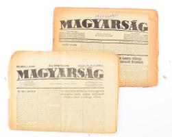1926-1929 Magyarság napilap 2 darab száma