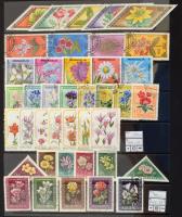 Több száz darab magyar és külföldi motívum bélyeg és blokk svéd berakólapokon, gyűrűs borítóban