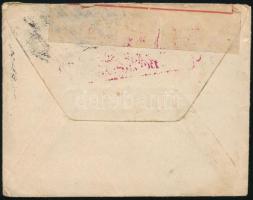1915 Levél Hadisegély 10f bélyeggel és piros "Besztercze" bélyegzéssel, cenzúrázva Piliscs...