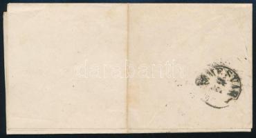 1874 2kr nyomtatványon "ARAD VÁROS" - Weisskirchen 1874 2kr on printed matter "ARAD V...