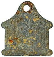 1937. "Jász-Nagykun-Szolnok Vármegye" Zn ebadójegy / kutyabárca, "36298" sorszám...