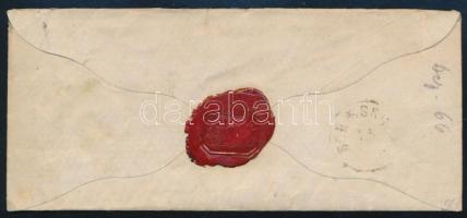 1866 5kr levélen "SZÁSZ-RÉGEN" - Schaessburg 1866 5kr on cover "SZÁSZ-RÉGEN" - S...