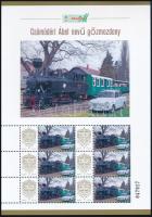 2025 Csömödéri Ábel nevű gőzmozdony megszemélyesített hatos kisív dísztokban