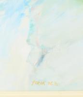 Torok Sándor (1936-2006): Tavasz, 1996. Olaj, farost, jelezve középen lent. Fakeretben. 70x50 cm