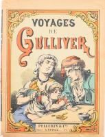 Voyáges de Gulliver. É.n,, Pellerin &amp; Cie, francia nyelven, sérült papírkötés.