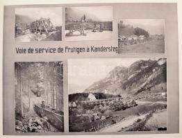 Album-Souvenir [du] Percement du Grand Souterrain du Loetschberg, T?te Nord-Kandersteg Published: Zü...