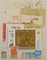 Svédország gyűjtemény a kezdetektől, összesen 985 db bélyeg, 7 blokk és 14 bélyegfüzet 2 db közepes ...