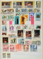 Szovjetunió tétel 2.390 db bélyeg 30 lapos A4-es, jó minőségű berakóban