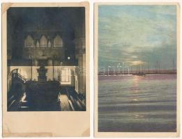 21 db MODERN magyarországi város képeslap vegyes minőségben (Képzőművészeti Alap) / 21 modern Hungar...