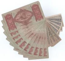 1920. 20f + 50f (4x) + 1932. 50P (10x) + 1939. 5P (3x) T:F,VG, firka