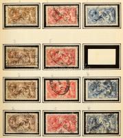 Anglia gyűjtemény régi albumban, benne 560 db bélyeg, 58 levél, 14 díjjegyes. Black Penny-vel kezdve...