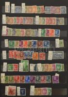 Norvég, svéd, olasz, portugál anyag 12 lapos nagyalakú berakóban, benne 1.140 db bélyeg