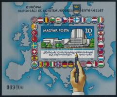 1985 Európai Biztonsági és együttműködési értekezlet (VIII.) vágott blokk (5.500)