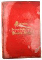 [A Lipót rend alapszabályai a kiegészítésekkel] Wien, Statuten für den erhabenen Österreichisch-Kaiserlichen Leopolds-Orden 1808 , 20 + (4) p. + 8 t. Wien 1884. Rézmetszetű táblákkal a kitűntetés és Lipótot ábrázoló táblák F. Fischer. Aranyozott kiadói egészvászon kötés, Vízkár érte a darabost, a borítók foltosak, az első és hátsó előzéklapokon kis penészfolt, a többi lap és tábla megkímélt. / With copperplate plates depicting the award and Leopold F. Fischer. Gilded publisher's full cloth binding, water damage to the piece, the covers are stained, small mold stain on the front and back endpapers, the other pages and plates are spared.
