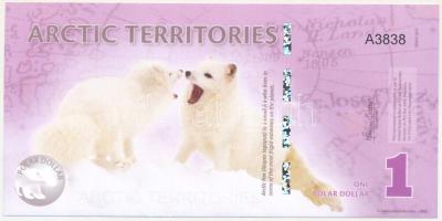 Sarkvidéki területek 2012. 1$ fantázia bankjegy "A3838" T:UNC Arctic Territories 2012. 1 Polar Dollar fantasy banknote "A3838" C:UNC