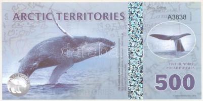 Sarkvidéki területek 2012. 500$ fantázia bankjegy "A3838" T:UNC Arctic Territories 2012. 500 Polar Dollars fantasy banknote "A3838" C:UNC