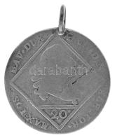 Német Államok / Bajoroszág 1776. 20kr "III. József Miksa" füllel T:F German States / Bavaria 1776. 20 Kreuzer "Maximilian III Joseph" with ear C:F Krause 549.2