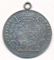 Német Államok / Würzburg 1764. 20kr Ag "Sensheim-i Ádám Frigyes" füllel T:F
German States...