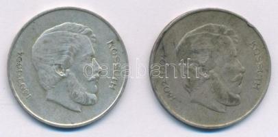 1947. 5Ft Ag "Kossuth" (2x) T:VF,F patina, ph