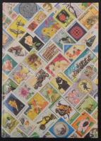 Törökország 878 klf bélyeg 8 lapos közepes berakóban