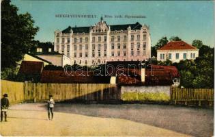 Székelyudvarhely, Odorheiu Secuiesc; Római katolikus főgimnázium. W.L. Bp. 7619. / Catholic grammar school