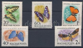 1959 Lepke (I.) sor minden létező értéke XIII.A vízjellel