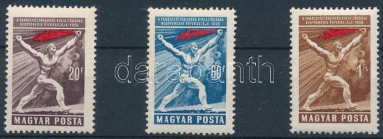 1959 Magyar tanácsköztársaság (IV.) teljes sor XIII. B vízjellel