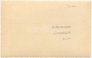 Zádorlak, Zadareni; Római katolikus templom, felvonulás, utcakép / procession, Roman Catholic church...