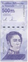 Venezuela 2019. 500.000B T:AU,XF Venezuela 2019. 500.000 Bolívares T:AU,XF