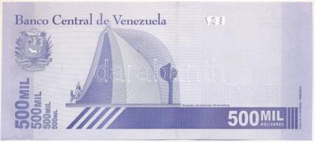 Venezuela 2019. 500.000B T:AU,XF
Venezuela 2019. 500.000 Bolívares T:AU,XF