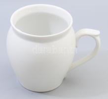 Zsolnay aludt tejes csupor, jelzett, m: 14 cm