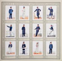 cca 1930 Uniformen. Der Marine und Schutztruppen. Anhan zur Bildersammlung Uniformen der Alter Armee...