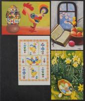 30 db MODERN szájjal-lábbal festők művészlap / 30 modern art postcards painted with mouth and leg