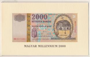 2000. 2000Ft "Millenium", "MM 0171281" eredeti díszcsomagolásban T:UNC Adamo F56A