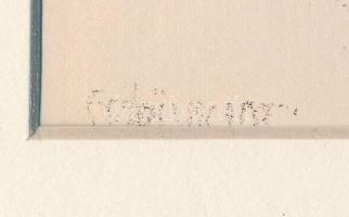 Erdei Viktor (1879 - 1945): Rabbi, litográfia, papír, paszpartuban, jelzett a litográfián, 17,5×11,5...