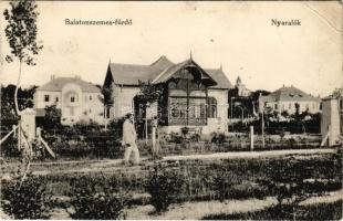 Balatonszemes, Szemes; nyaralók. Tényi Kálmán kiadása (EB)