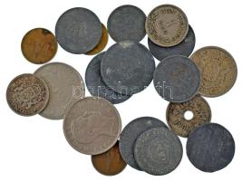 Románia 1906-1943. 10b-100L (18db) T:XF-F Romania 1906-1943. 10 Bani - 100 Lei (18db) T:XF-F