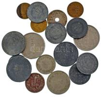 Románia 1906-1943. 10b-100L (18db) T:XF-F Romania 1906-1943. 10 Bani - 100 Lei (18db) T:XF-F