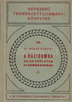 Moesz Gusztáv:  A házigomba és az épületek elgombásodása. 39 képpel. Budapest, 1934. Királyi Magyar Természettudományi Társulat ("Pátria" Nyomda Rt.) 206 p. Egyetlen kiadás. Moesz Gusztáv (1873-1946) botanikus, mikológus, mikrobiológus, a Magyar Nemzeti Múzeum növénytárának igazgatója. Rövid, ismeretterjesztő munkájában évtizedes gombatani tapasztalatait foglalja össze az épületek, a faanyag és a falak gombásodása témájában, az utolsó fejezetben az épület-felújítások utáni gombásodások jogi vonatkozásaira is kitérve. A címlapon régi tulajdonosi bejegyzés. (Népszerű természettudományi könyvtár. 18. kötet.) Fűzve, keretdíszes kiadói borítóban, jó példány.