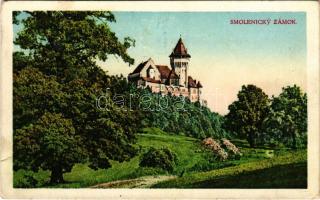 1927 Szomolány, Smolenice; vár / castle / Smolenicky zámok (szakadás / tear)