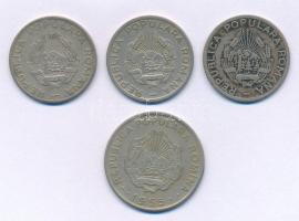 Románia 1952-1954. 25b Cu-Ni (3db, 2xklf) + 1955. 50b Cu-Ni T:XF,VF
Romania 1952-1954. 25 Bani Cu-N...