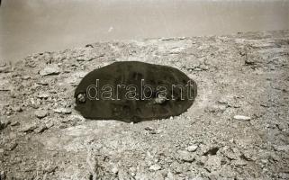 cca 1940 M. kir. katonák, 10 db fotónegatív, 9×5,5 cm