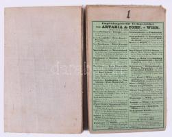 [A Magyar királyság és csatolt részeinek térképe a postautakkal] Carte générale des Postes du Royaume de Hongrie y compris la Transylvanie, L'Esclavonie, La Croatie avec une partie des provinces de Galicie, Moravie, Autriche, Illyrie etc. Réduite d' aprés la grande cartie de Lipszky par E. de Zuccheri. - Generalcharte des Königreiches Ungarn mit Einschluss von Siebenbürgen. Wien 1868. Artartia. . Határszínezett, két szelvényből álló rézmetszet. Lipszky János munkája alapján készítette Edmund Zuccheri, Szép állapotú, tiszta metszet, / Nice clean etching. 1640x1012 mm