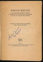 Rákosi Mátyás a jegyrendszer megszüntetéséről, a mezőgazdasági áruk szabad forgalmáról, a munka- és ...