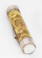 Retro zseblámpa, h: 11,5 cm