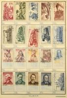 1919-1978 Több mint 2000 klf csehszlovák bélyeg cserefüzetekben, közte fogazatvariációk, specialitás...