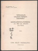 Társadalmi valóság - nemzeti önismeret. Szemelvénygyűjtemények az 1956-os magyar sajtóból. (Kézirat. Csak belső használatra! Szigorúan bizalmas!) BME Gépészmérnöki Kar - Dr. Münnich F. Kiváló Kollégium. (Bp., 1986), k.n., 88 p. Tűzött papírkötés, minimálisan sérült borítóval. + Sztáray Zoltán: A recski kényszermunkatábor. Bp., 1982, AB Független Kiadó, 1 sztl. lev.+ 29+(5) p. Szamizdat kiadvány. Kiadói tűzött papírkötés, kissé sérült borítóval.