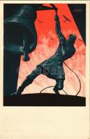 A Légoltalmi Liga mindenkit felszólít a közös munkára! Légoltalmi Liga propagandalapja és saját kiadása / Hungarian air defence propaganda s: Hollós Endre (EK)