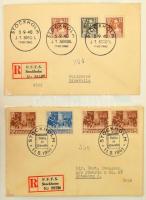 Svéd gyűjtemény 1858-1975 albumban, benne FDC-k, jobb értékek, fogvariációk (Mi EUR ca. 2.300,-)