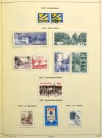 Svéd gyűjtemény 1858-1975 albumban, benne FDC-k, jobb értékek, fogvariációk (Mi EUR ca. 2.300,-)